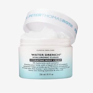 Peter Thomas Roth WATER DRENCH HYALURONIC CLOUD HYDRATING BODY CREAM NWB